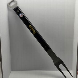 Steelers BBQ Fork with Bottle Opener 17"